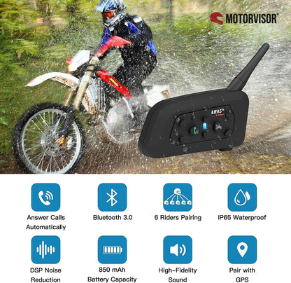 Intercomunicador Moto - EJEAS V6 Pro (1200m) — imagem 4