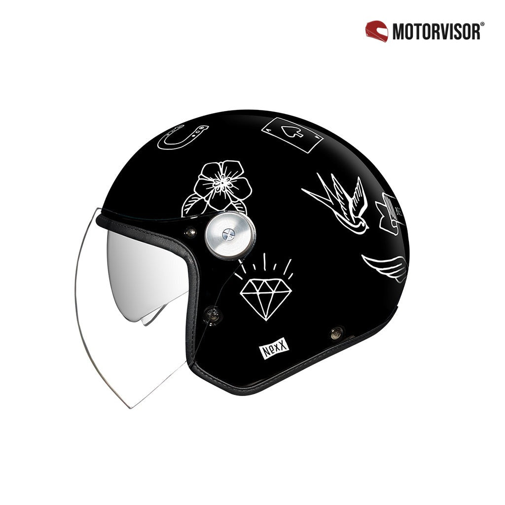 NEXX X.G30 TATTOO PRETO BRANCO