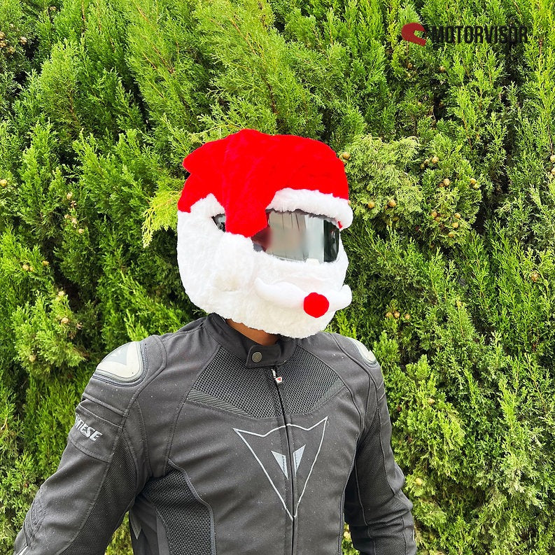 Motorcycle Helmet Cover - Pai Natal — imagem 2
