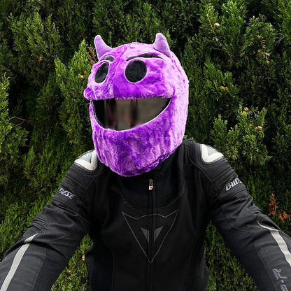 Motorcycle Helmet Cover - Purple Devil — imagem 5